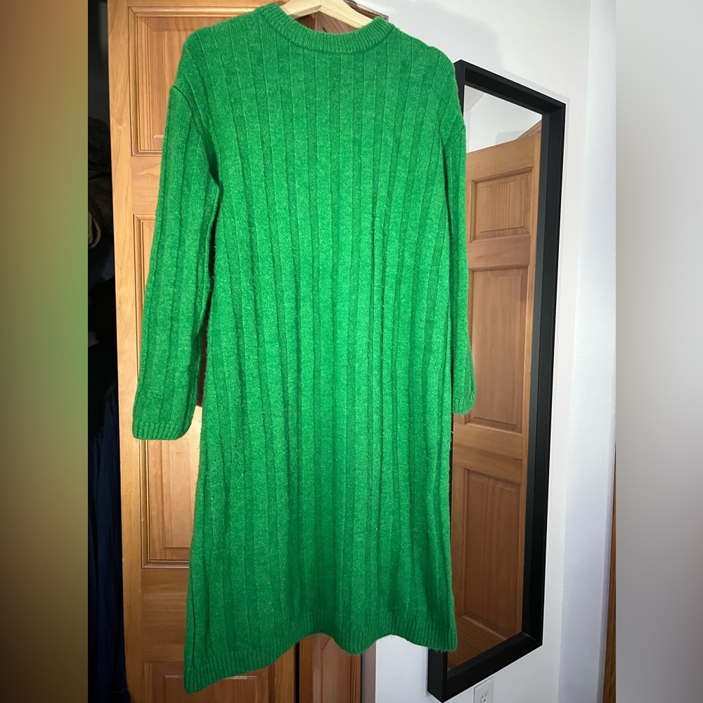 Zara sweater midi dress